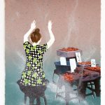 不如就全部放棄逃跑吧Give up Everything and Run Away.網印版畫、雷射輸出19.5x13.4cmEd.10AP.12020