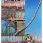 總是主角Always a Star壓克力顏料、油彩、色鉛筆、板上麻布162x112cm2020