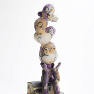 Coalescent Powers  h100cm x w32cm x d34.5cm 2016  Ceramic