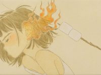 S'more24.5x33.5cm油彩,  鉛筆,  紙面, 藝術家手工框2020