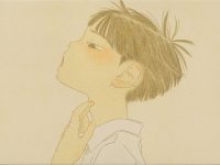 Voice24.5x33.5cm油彩,  鉛筆,  紙面, 藝術家手工框2020