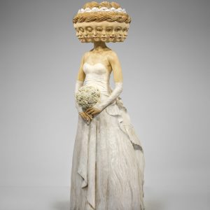 Congratulation Caprice  h204cm x w81cm x d87cm 2015  Paint on Camphora Wood